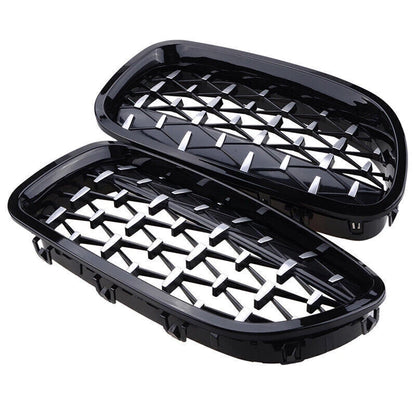 Black Front Kidney Grille for BMW 5-Series F10 F11 F18 528i 535i (2010-2016)
