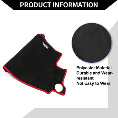Dashboard Cover Mat for Honda Vezel RU1/2/3/4 RS (2013-2020) Black Red