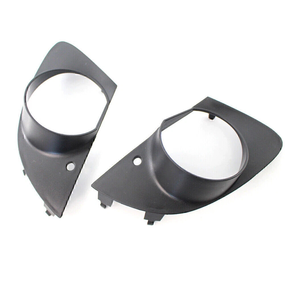Black Fog Light Lamp Covers for BMW E65 E66 750i 760Li (2006-2008)