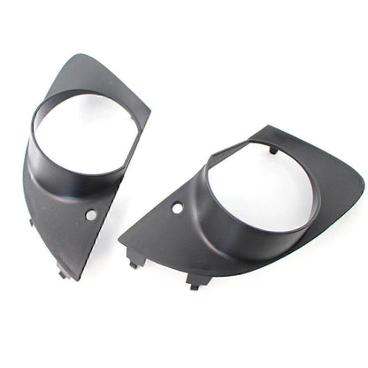 Black Fog Light Lamp Covers for BMW E65 E66 750i 760Li (2006-2008)