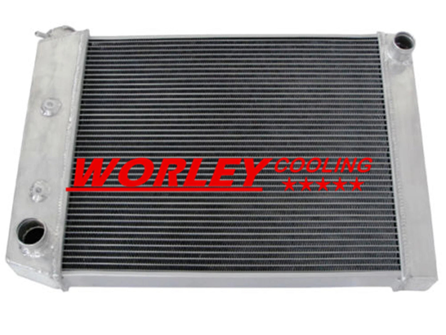 Aluminum Radiator & Blue Hose for Ford Cortina 6 Cylinder (1972-1982)