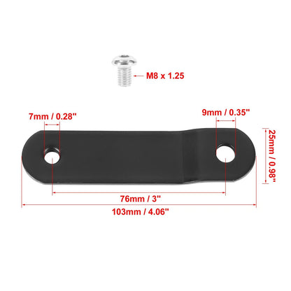 3 Inch Gas Tank Rising Lift Kit Steel Black for Harley-Davidson