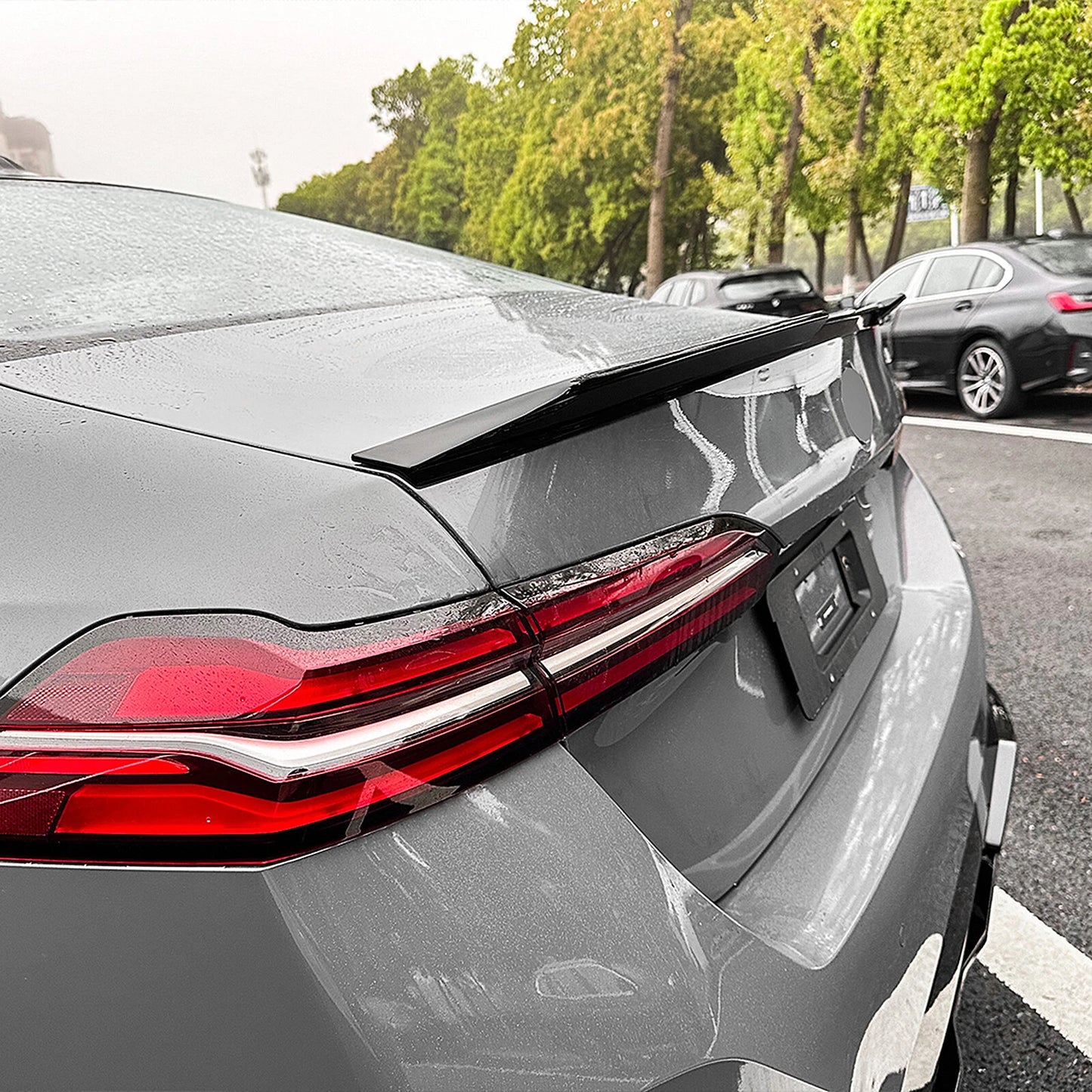 Rear Boot Spoiler Lip for BMW i5 G60 525i 530i M60 (2024-up) Gloss Black