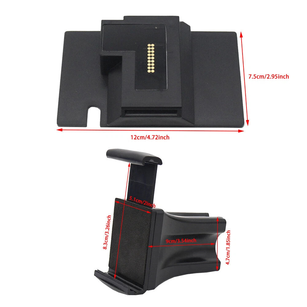 Black Phone Bracket USB Charger Holder for BMW K1600B K1600GT K1600GTL (2014-2021)