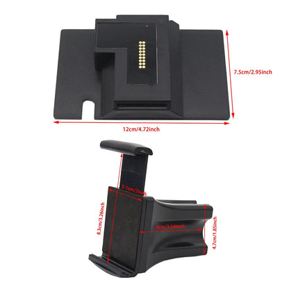 Black Phone Bracket USB Charger Holder for BMW K1600B K1600GT K1600GTL (2014-2021)