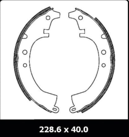 Rear Brake Shoe Drum Overhaul for Toyota Celica TA22 TA23