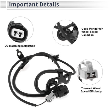 ABS Wheel Speed Sensor for Toyota Camry (2002-2006) 1 x Rear Right