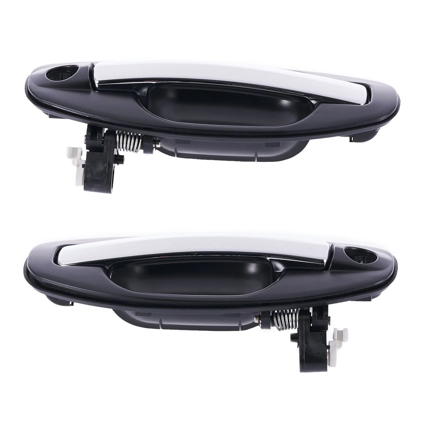 2 x Front Outer Door Handles Chrome for Hyundai Santa Fe (2000-2005)