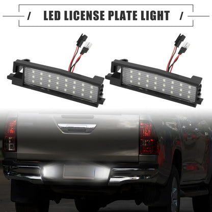 2 x Auto LED License Plate Lights for Toyota RAV4 (2006-2011)