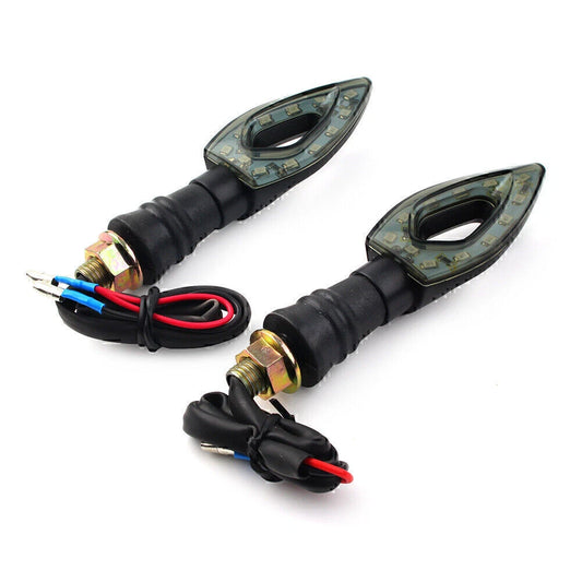 10mm LED Turn Signal Blinker Light Indicator for Universal Cafe Racer