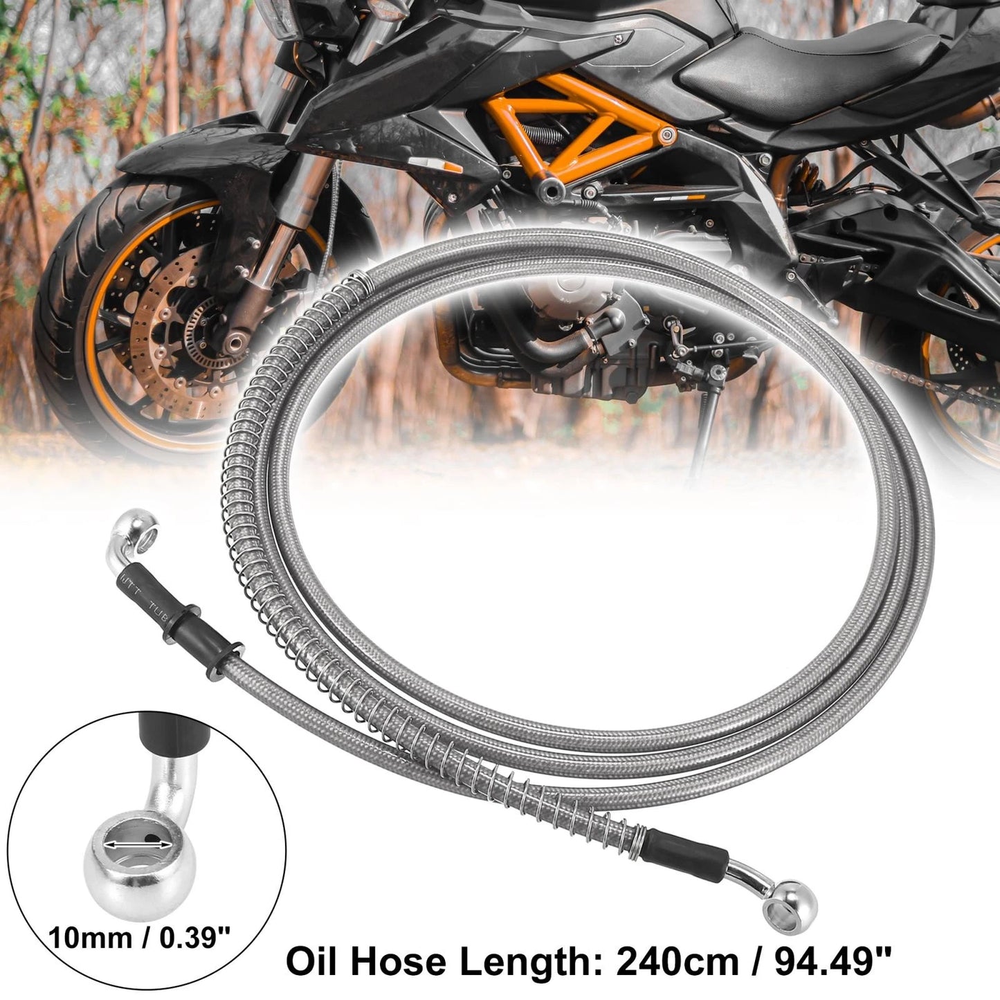Brake Clutch Oil Hose / 240cm / for Motorcycle