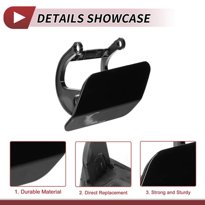 Front Left Washer Nozzle Cover for BMW 740i (2013-2015) Black