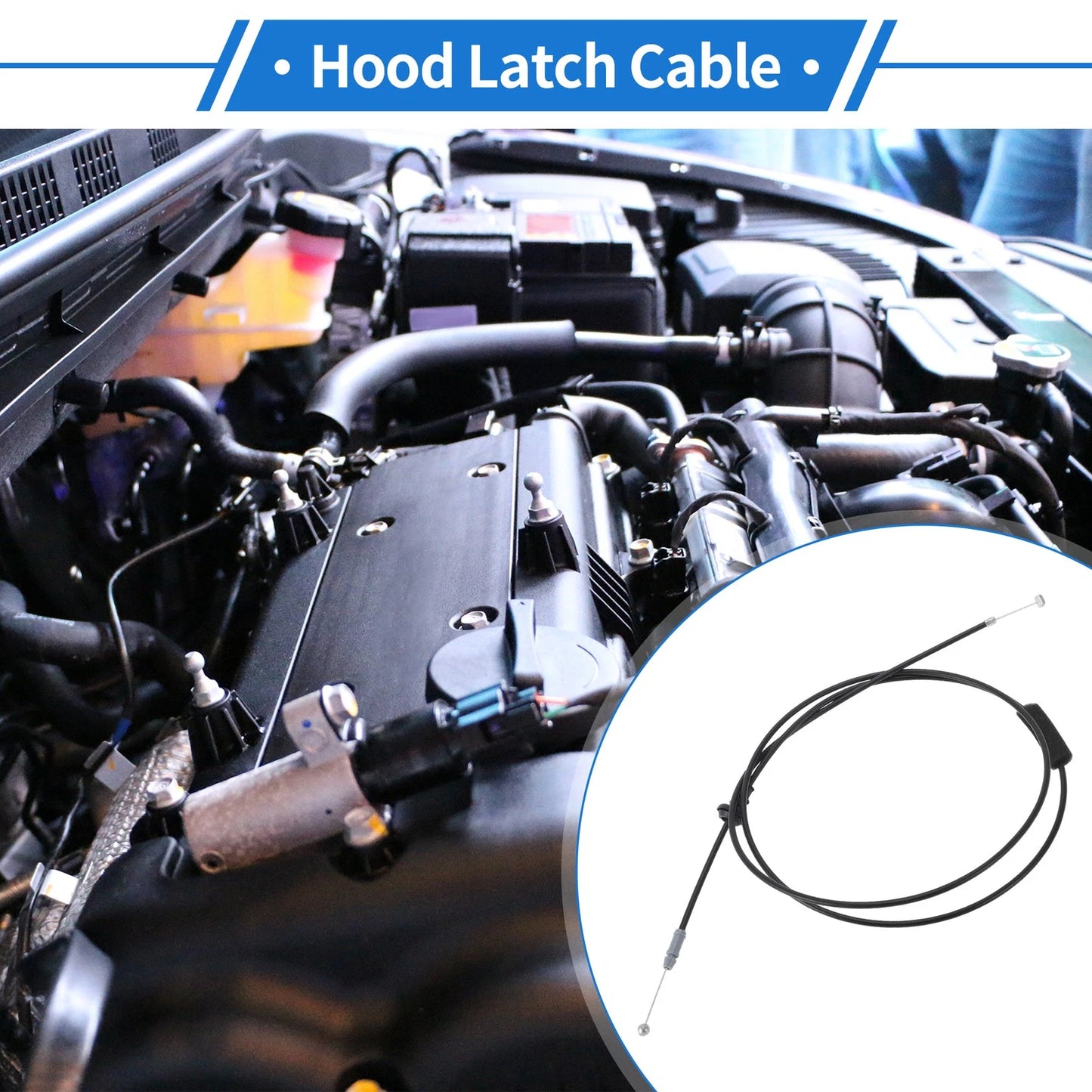 Hood Release Cable Hood Latch Cable for Toyota Vios (2014–2017)