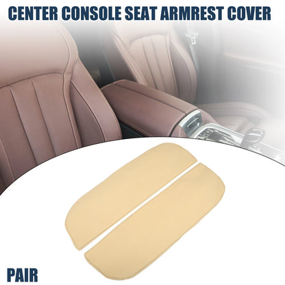 Armrest Protector Cover Pad for BMW X5 X6 (2010-2018) - Neoprene Fabric Brown