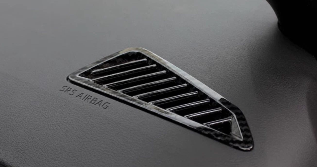 ABS Fiber Front Air Vent Outlet Lid Cover Trim for Toyota Corolla (2020-2024)