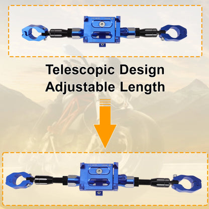 Balance Bar Extender Bracket / 265mm Center Hole / Blue for Motorcycle