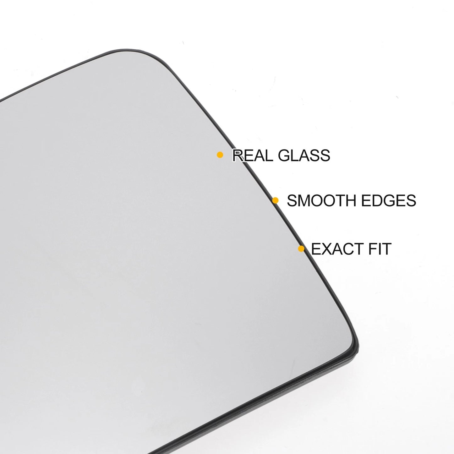 White Left Upper Side Mirror Glass for Ford Transit (2002-2009)