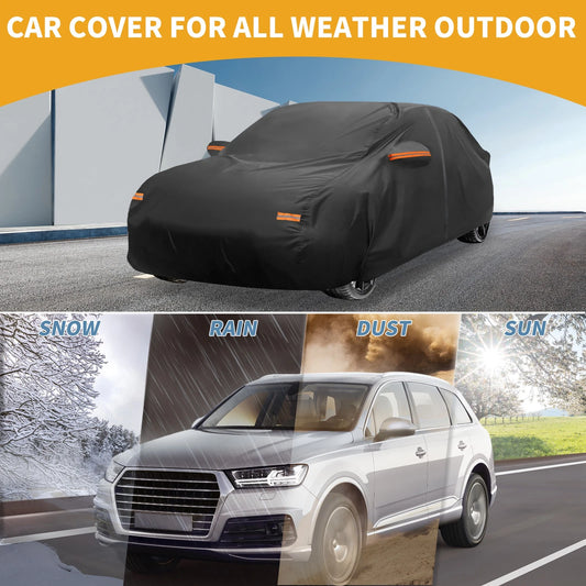 190T-PU Car Cover for Acura TLX Waterproof All Weather with Zipper