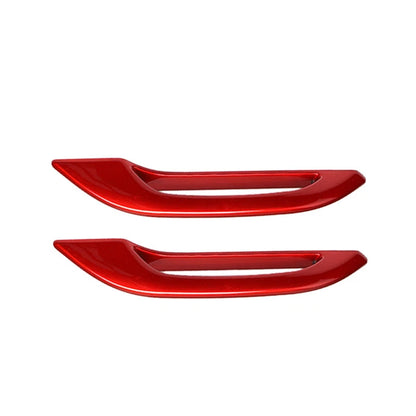4Pcs Red Door Handle Covers for Tesla Model 3 Y (2017-2023)