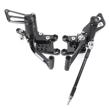 Rearsets Foot Pegs for Suzuki GSXR1000 (00-04), GSXR600/750 (96-05) Black