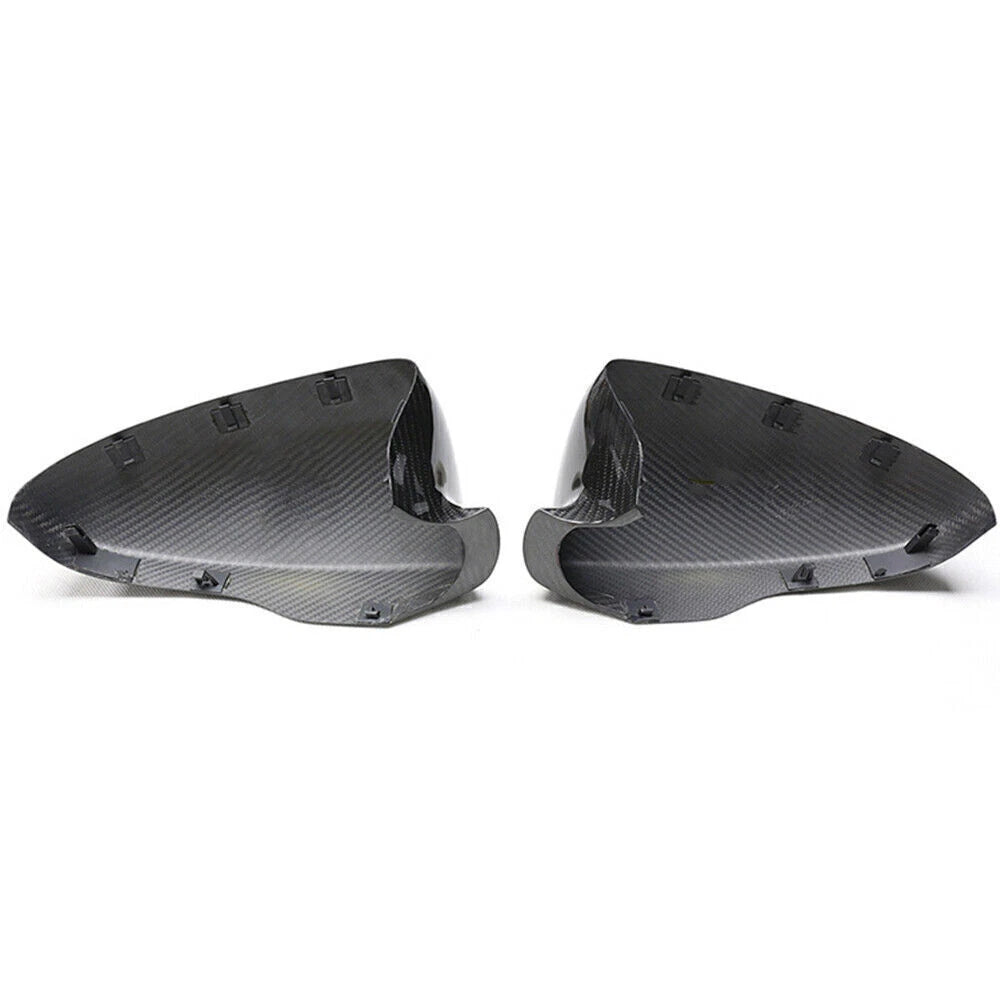 2 x Carbon Fiber Rear View Mirror Cover Caps for BMW F10 M5 (2011-2017)