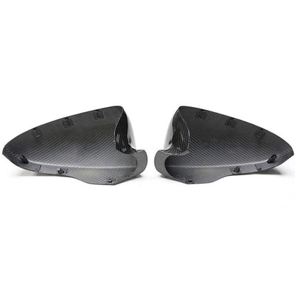 2 x Carbon Fiber Rear View Mirror Cover Caps for BMW F10 M5 (2011-2017)