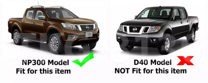 Black Gas Tank Fuel Cap Cover for Nissan Navara NP300 (2015-2019)