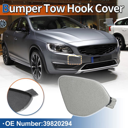 Front Right Tow Hook Cover for Volvo S60 (2014-2016) Gray