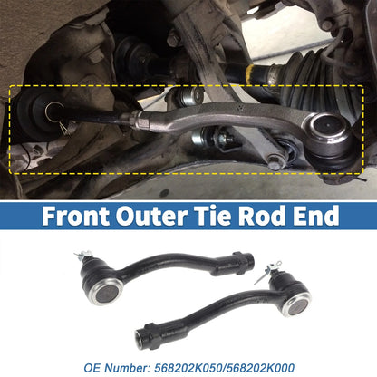 Front Outer Tie Rod Ends for Kia Soul (2010-2013)