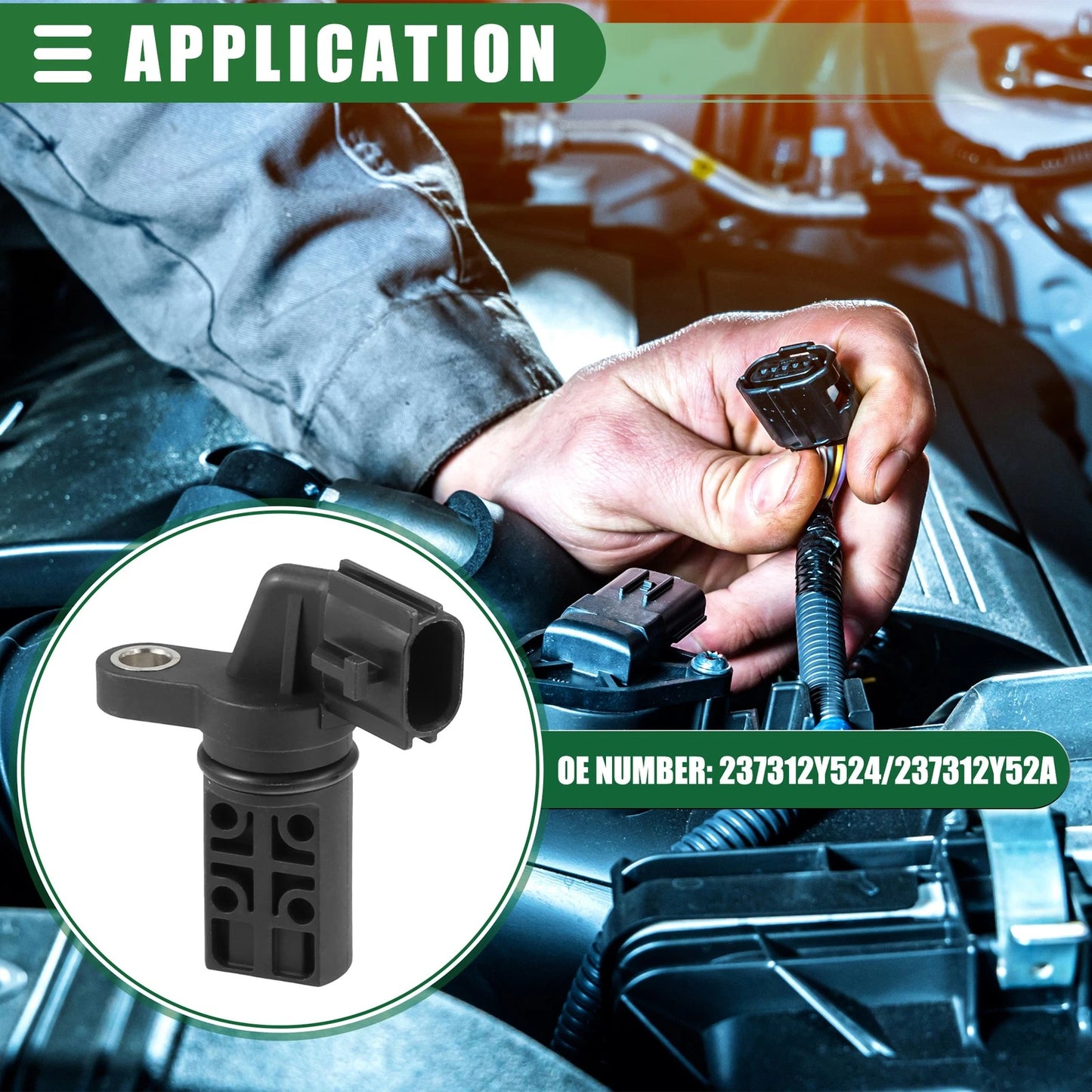 2pcs Engine Camshaft Position Sensor for Infiniti M45 (2003-2007)