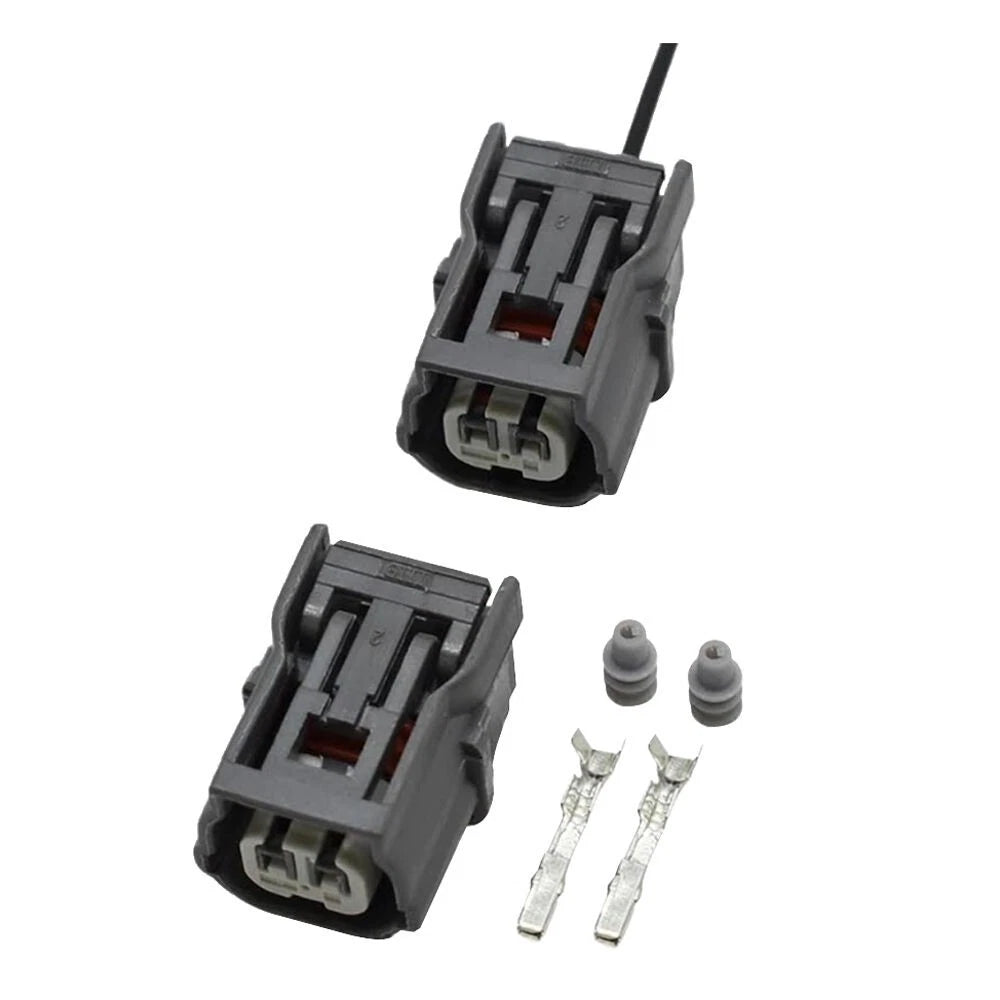 2 x Pins Wire Connector Plug for Light Starter Intake Pressure Sensor