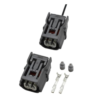 2 x Pins Wire Connector Plug for Light Starter Intake Pressure Sensor