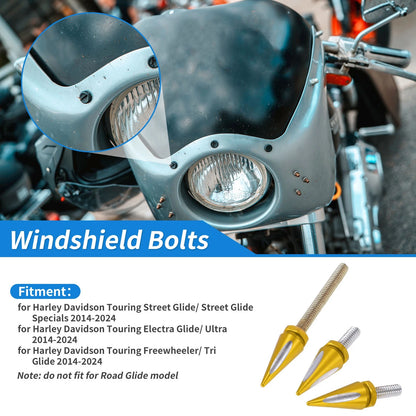 Windshield Bolts for Harley-Davidson Touring Street Glide/Street Glide GT
