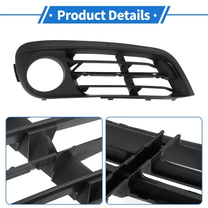 1 Pc Front Right Fog Light Grill for BMW 528i Black (2015 - 2016)