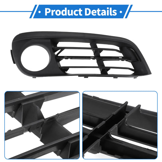 1 Pc Front Right Fog Light Grill for BMW 528i Black (2015 - 2016)