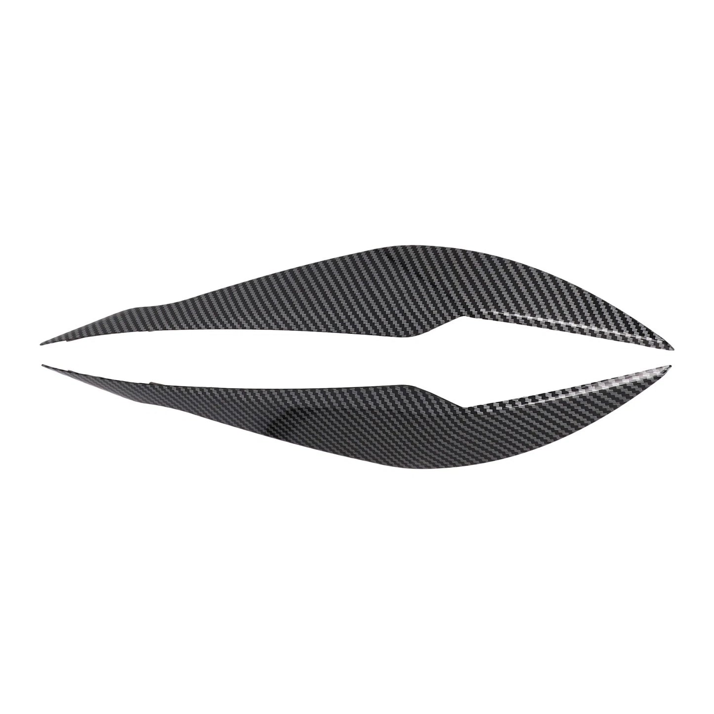 Carbon Black Eyelid Headlight Cover Set for F30 Sedan (2012–2018)