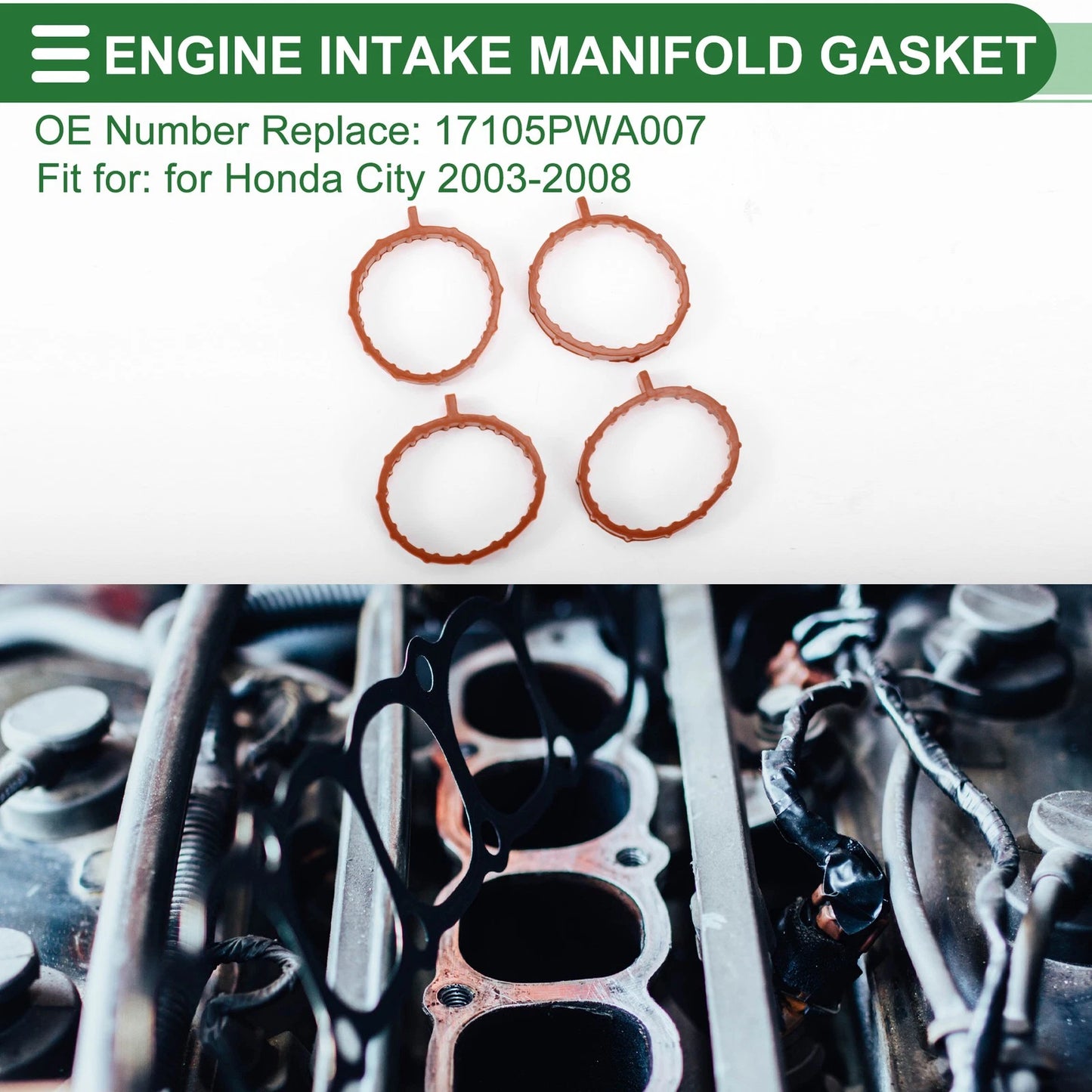 Intake Manifold Gasket for Honda City (2003-2008)