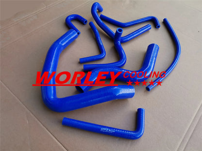 Blue Silicone Radiator Heater Hose for Pajero NH NJ V6 3.0 6G72 (1991-1996)