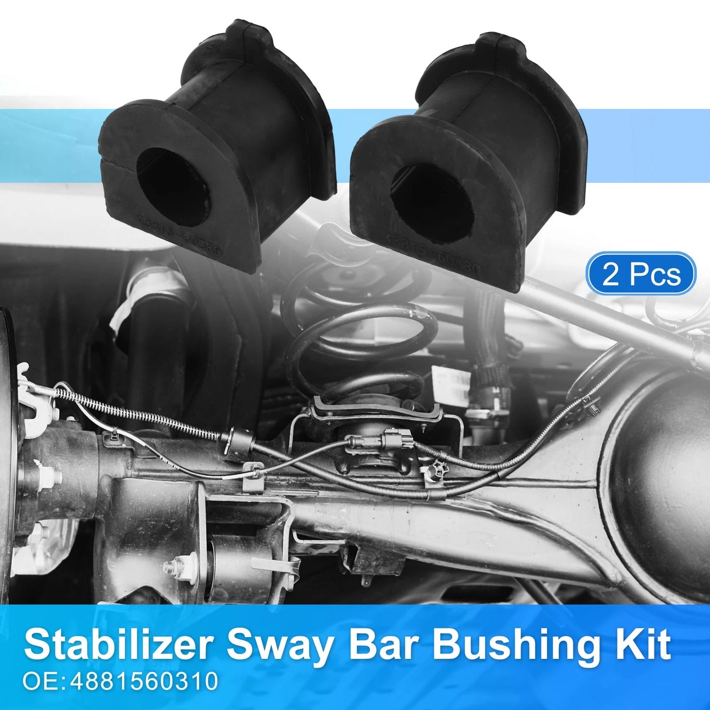 Sway Bar Bushing Kit for Toyota 4Runner (2003-2023) Black