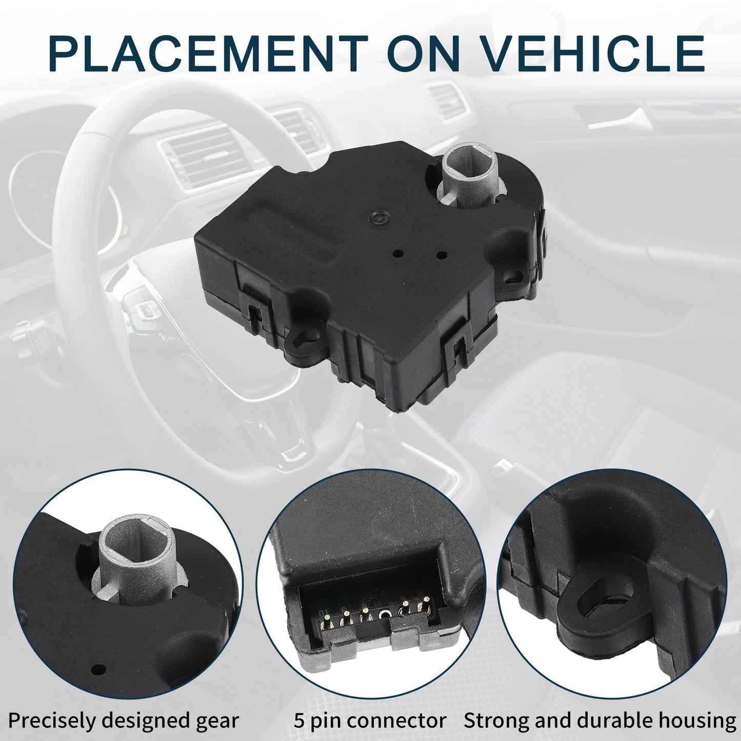 HVAC Heater Blend Door Control Actuator for Jeep Grand Cherokee (1993)