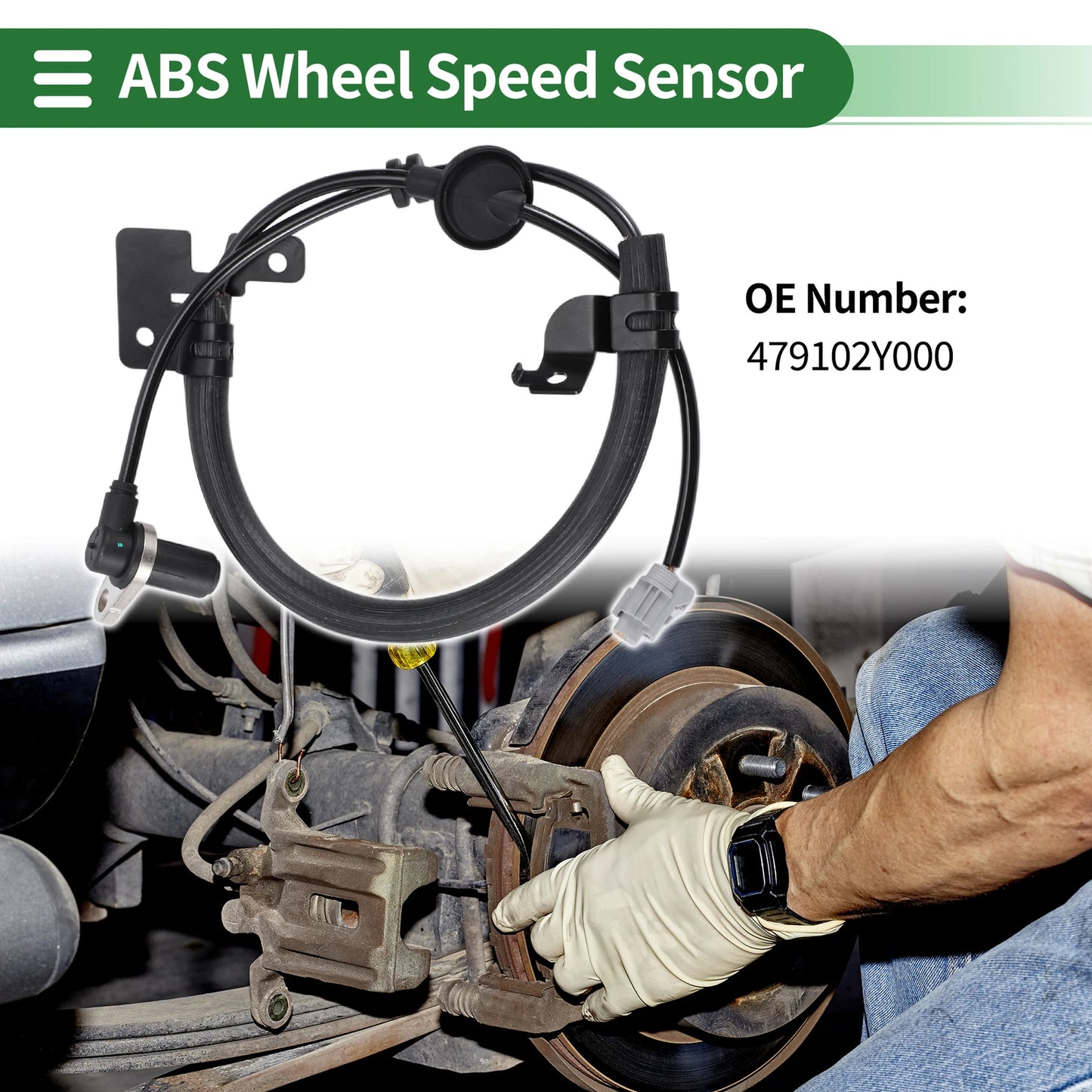 ABS Wheel Speed Sensor for Infiniti I30 Front Right