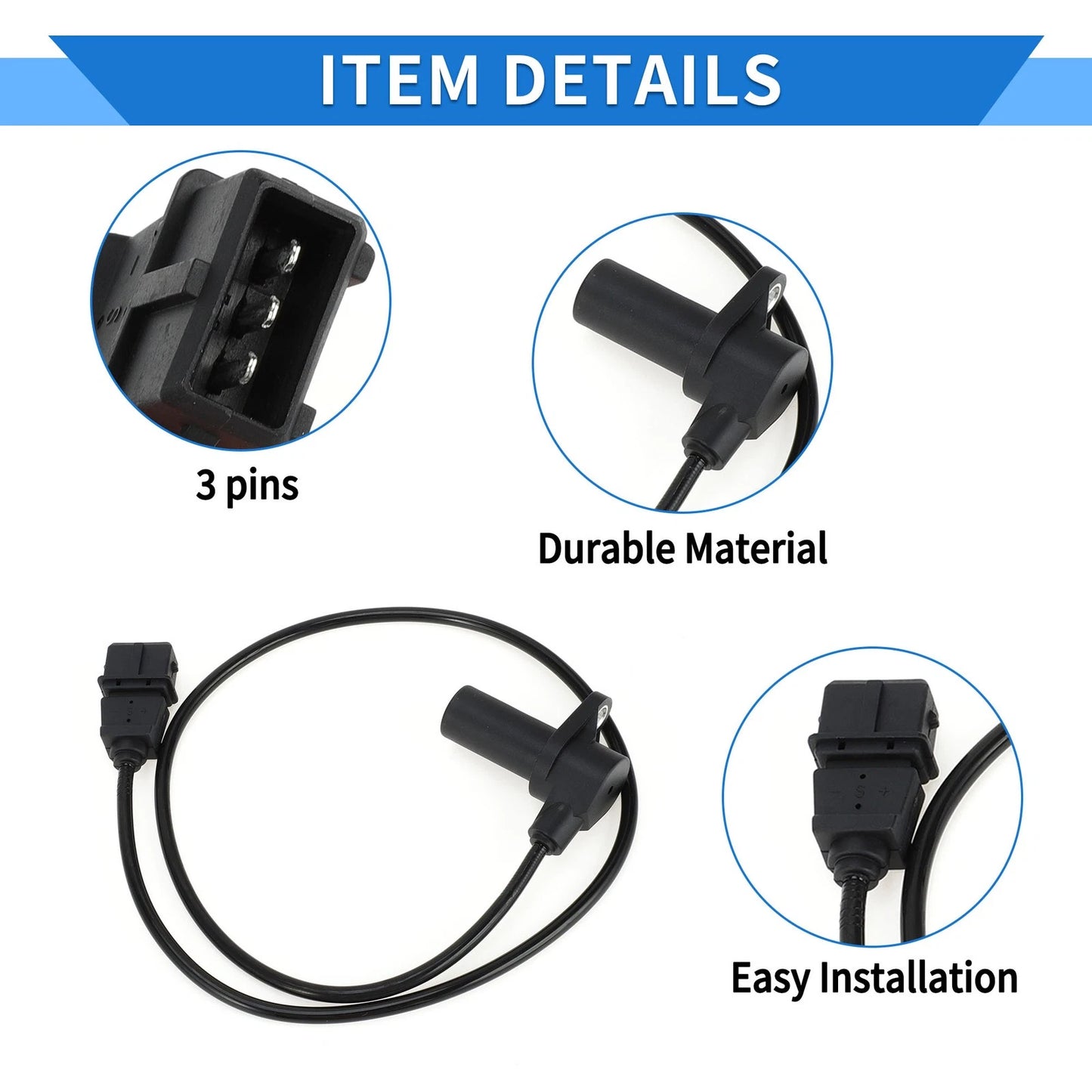 Crankshaft Position Sensor for OPEL Corsa, Omega (1993-2006)