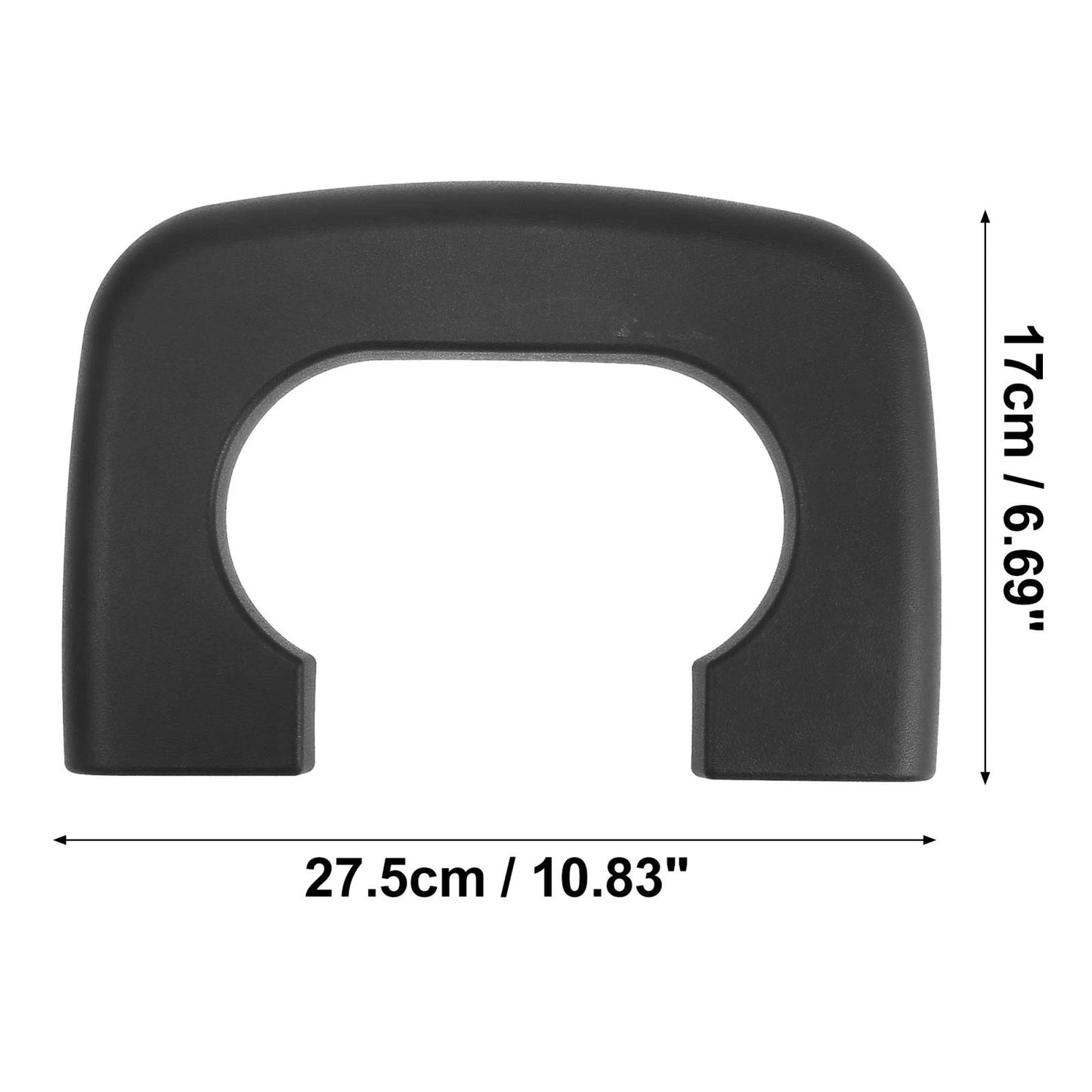 Black Center Console Cup Holder Pad for Ford F150 (1993-2003)