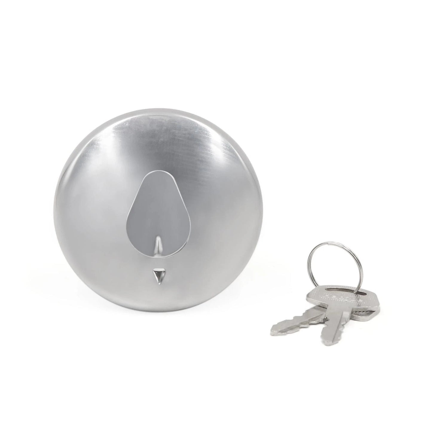 76mm Diameter Metal Motorcycle Fuel Tank Gas Cap Cover 2 x Keys for GN125