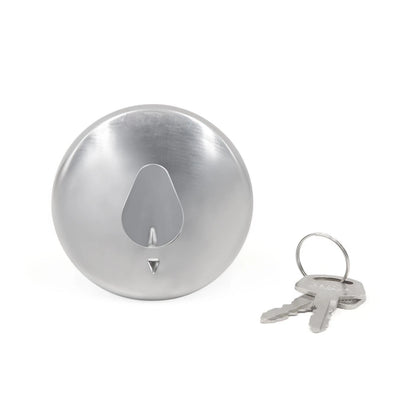 76mm Diameter Metal Motorcycle Fuel Tank Gas Cap Cover 2 x Keys for GN125