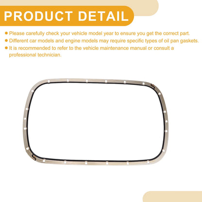 Car Oil Pan Gasket for BMW X3 (2004-2008) - 1 x Quality Replacement Part