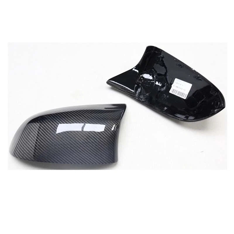 Carbon Fiber Side Mirror Caps Replace Cover For BMW X X4 X 5X6 2014-2018