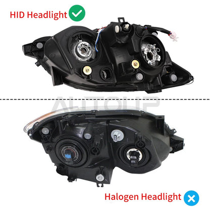 2 x HID Headlights Left/Right Pair Black for Toyota Avalon (2008–2010)