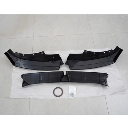 Carbon Black Front Bumper Lip Spoiler for BMW X6 G06 M Sport (2023-Up)