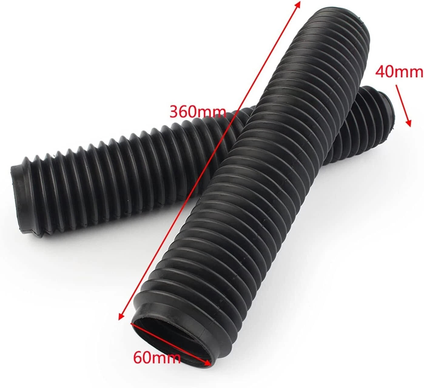 Motorbike Front Fork Dust Covers Gaiters Boots for Universal Models
